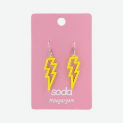 Серьги LIGHTNING YELLOW #sugargem