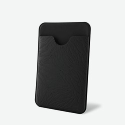 Чехол для пластиковой карты на клеевой основе из экокожи Soft-touch