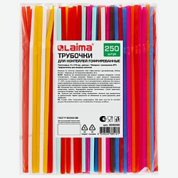 Трубочки для коктейлей гофрированные