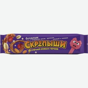Батончик Рис арахис изюм и клюква Скрепыши 40г 40 г