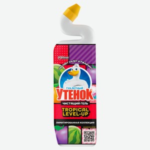 Средство чистящее для унитазов «Туалетный Утенок» Tropical Level-Up Фруктовый, 800 мл
