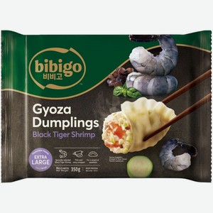 Дамплинги Bibigo с тигровыми креветками, 350г, 350 г