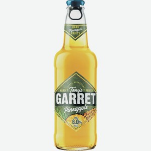 Напиток На Основе Пива Тонис Гаррет Хард Ананас 0.4л 6% Ст/б
