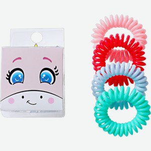 Резинки для волос LAF Единорог пружинки 3шт 4*5*4см 14 г