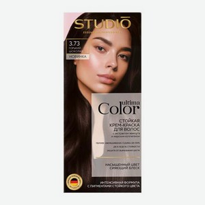 Стойкая краска для волос тон 3.73 Горький шоколад Studio Professional Ultima Color 100мл