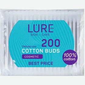 Ватные палочки LURE, 200 шт
