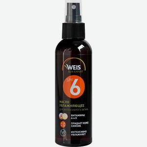 Масло для загара WEIS увлажняющее интенсивное SPF 6, Россия, 150 мл