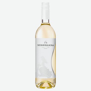 Вино Meravigliosa Trebbiano белое полусухое Беларусь, 0,75 л