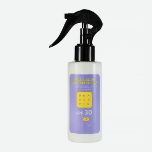 Спрей солнцезащитный для лица и тела SPF 30 Beautific 150мл