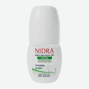 Дезодорант роликовый с молочным протеином и алоэ Nidra 50мл 87 г