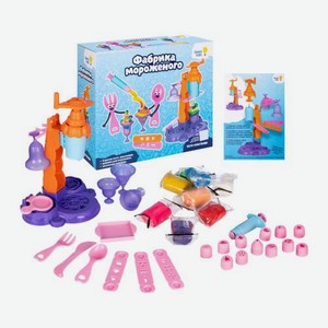 Набор для детской лепки Genio Kids Тесто-пластилин Фабрика мороженного 778 г