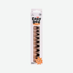 EASYBEE Набор накладных ногтей с клеевыми стикерами NAIL DAY, Тон black moon