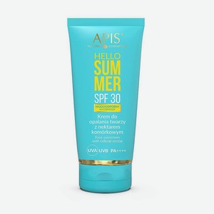 APIS NATURAL COSMETICS Солнцезащитный лосьон для тела Hello Summer SPF30, 200 мл