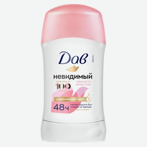 Дезодорант-антиперспирант женский «Дав» Невидимый Нежность лепестков твердый стик, 40 мл