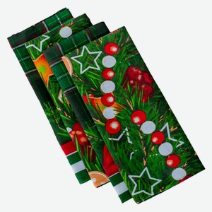 Полотенце рогожка Праздничный (35*60см)