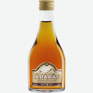 Коньяк Арарат 5 звёзд армянский 40%, 50мл