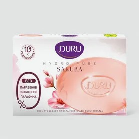 Мыло DURU HYDRO PURE SAKURA лепестки сакуры 106г