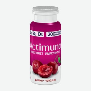 Кисломолочный продукт Актимуно вишня черешня и цинк 1.5% 95г 95 г