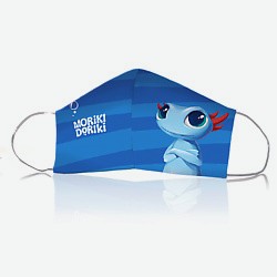 Текстильное изделие для детей и подростков: повязка многоразовая двухслойная RURU