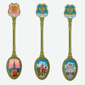 Ложка сувенирная 16 см, 1 шт в ассортименте