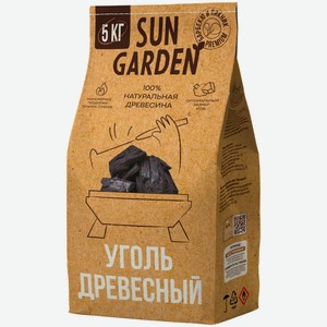 Уголь Sun Garden древесный, 5кг