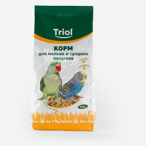 Корм для мелких с средних попугаев Triol, 400 г