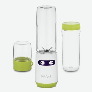 KITFORT Блендер Shake & Take  2 в 1  KT-3033-1, Белый