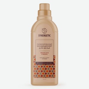 Кондиционер Synergetic Black Rose & Vanilla для белья, 750мл