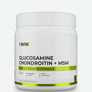 1WIN Глюкозамин + Хондроитин + МСМ Triple Strength Formula, 180 капсул