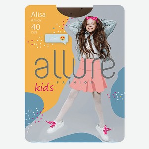 ALLURE Колготки детские 40 ден черный, размер 146-152