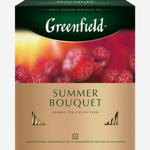 Чай травяной GREENFIELD Summer Bouquet к/уп (Россия) 100пак