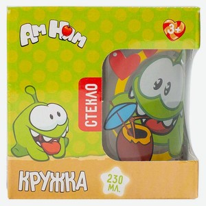 Кружка Ам Ням (в подарочной упаковке), мал., 230 мл, стекл