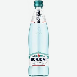 Минеральная вода Borjomi стекло 0,5л