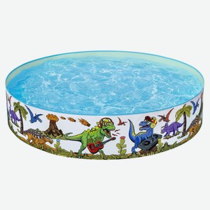 Бассейн детский каркасный BESTWAY Динозавр Dinosaur Fill  N Fun, 183x38 см