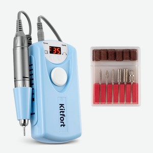 KITFORT Аппарат для маникюра и педикюра КТ-3157-1, Голубой