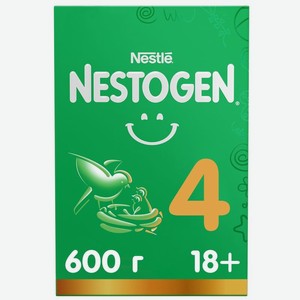 Молочко детское Nestogen 4 с 18 месяцев, 600г, 600 г