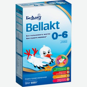 Смесь Bellakt сухая молочная 0-6 месяцев 300г 300 г