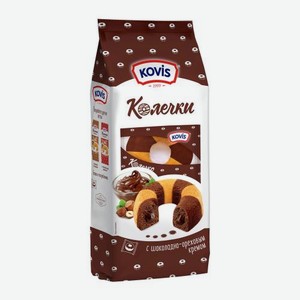 Колечки Kovis сдобные с шоколадно-ореховым кремом 240г 240 г