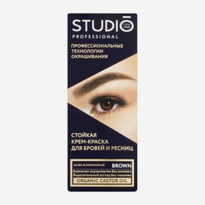 Краска для бровей Studio Professonal Коричневая 50*30мл 111 г