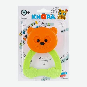 Погремушка-прорезыватель Пластмастер Кнопа в ассортименте 62 г