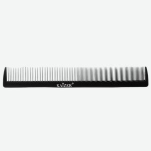 KAIZER Гребень пластиковый без ручки, двойной, цвет черный, Черный