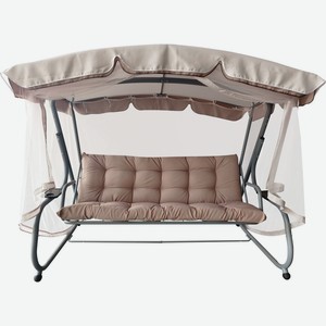 Качели GIARDINO CLUB 3-х местные 220х130х175см YLX-4026A, Китай