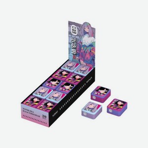 Точилка Meshu Аниме пластик 1 отверстие дизайн в ассортименте 6 г