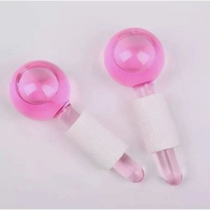 ЧИОС Массажер для лица криосферы охлаждающие 2 шт, Розовый