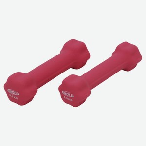 Набор гантелей Gold покрытие неопрен, 2х0,5 кг в ассортименте