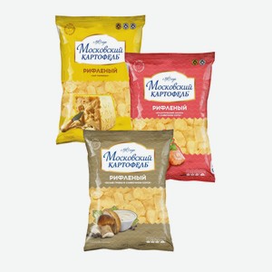Чипсы Московский Картофель Рифленый В Ассортименте 120г