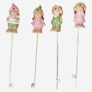 Штекер садовый Garden Star Мальчик/Девочка 30 см, 1 шт в ассортименте