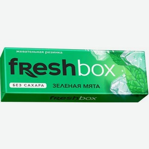 Жевательная Резинка Freshbox Без Сахара Зеленая Мята 12,65Г
