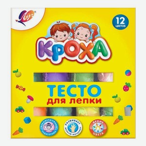 Тесто-пластилин Луч 12 цв.