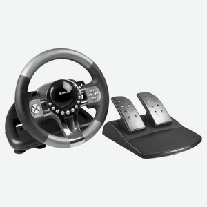 Игровой руль Defender Defender Forsage GTR USB 12 кнопок рычаг передач